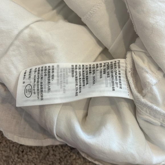 Abercrombie & Fitch linen blnd mini. Fully lined, adjustable tie straps, size sm - Picture 3 of 6